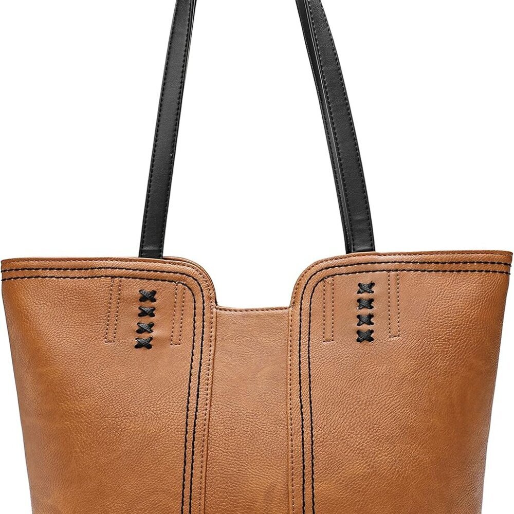 Elegant Tan Tote Bag